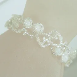 Bracelet M Gold filled 14K - Arabesque Moonstone-Diaphanous white - Bracelet M Gold filled 14K - Gold filled 14K